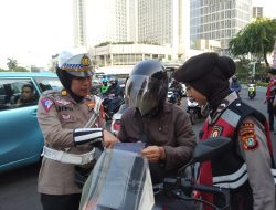 Satgas Preemtif Ops Patuh Jaya 2024, Berikan Imbauan Keselamatan Berlalu Lintas