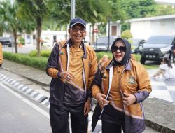 Sambut HBA ke- 64 dan HUT IAD ke- XXIV Tahun 2024, Kejati Riau Gelar Jalan Santai Bersama