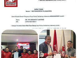 PSI Resmi Mendukung Tri Adhianto di Pilkada Kota Bekasi