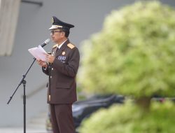 Kejati Riau Gelar Upacara Peringatan Hari Bhakti Adhyaksa ke- 64 Tahun 2024