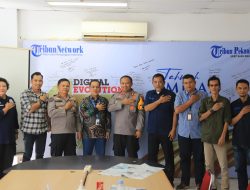 Kabid Humas Polda Riau Kunjungan Kemitraan ke Tribune Pekanbaru