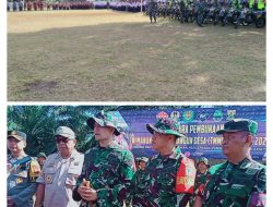 Upacara Pembukaan Kegiatan TMMD ke–121 Kodim 0622/Kab. Sukabumi 2024 di Desa Cicareuh Kec. Cikidang