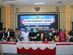 Operasi Nila Jaya 2024, Polrestro Tangerang Kota Musnahkan 3,89 Kg BB Sabu dan Ribuan Pil Exstasi