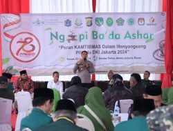Polres Jakbar  Gelar Ngopi Bada Ashar Untuk Persiapan Pilkada 2024 Yang Aman dan Kondusif
