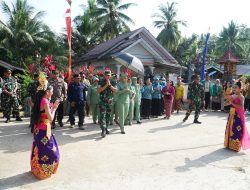 Dandim 0906/Kutai Kartanegara Tinjau Kampung  Pancasila Desa Kerta Buana
