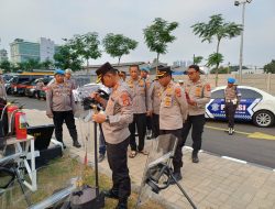 Kapolres Metro Tangerang Kota Cek Kesiapan Kendaraan Dinas dan Alsus Hadapi Pilkada 2024