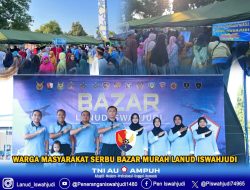 Ribuan Warga Masyarakat Serbu Bazar Murah Lanud Iswahjudi