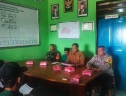 Babinsa Jonggon Sosialisasi Pemanfaatan Dana Program Pembangunan Berbasis RT