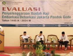 Evaluasi Penyelenggaraan Ibadah Haji Embarkasi/ DebarkasiJakarta Pondok Gede Tahun 1445 HIJRIAH / 2024 Masehi