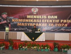 Diera Digital TNI AD Gelar Peningkatan Kemampuan Menulis Dan Komunikasi Sosial Efektif Pada Masyarakat Tahun 2024
