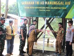 Gerakan TNI Manunggal Air, Solusi Penuhi Kebutuhan Air Bersih Di Wilayah Kukar