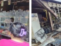 Polsek Cileungsi Bersama Instansi Terkait Tindak Lanjut Penyelidikan Investigasi Penyebab Terkait Kebakaran di Warung Sembako Madura 2 Putra di Cileungsi