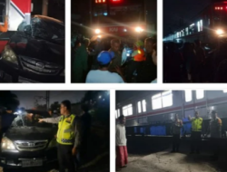 Polsek Citeureup Cek Lokasi TKP Dan Evakuasi Bersama Unit Laka Lantas Terkait Kecelakaan Lalu Lintas di Citeureup: Mobil Tertabrak Kereta KRL, Tidak Ada Korban Jiwa