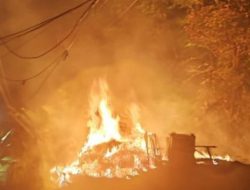 Polsek Nanggung Investigasi Lanjutan Terjadinya Kebakaran Limbah Gesekan Kayu Di Lokasi Kampung Cipetir Desa Batutulis