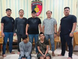 Beraksi di 3 TKP Berbeda, 2 Pelaku Curanmor Diringkus Tim Jatanras Polda Riau