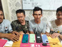 Operasi Antik LK 2024, Satresnarkoba Polres Siak Amankan 4 Pria Pelaku Penyalahgunaan Narkotika