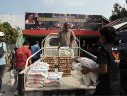 Dapur Umum DPC GRIB Jaya Kota Medan Terima Bantuan Sembako