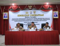 STIK Lemdiklat Polri Lakukan Penelitian di Polres Kampar