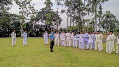 Seleksi Calon Walpri dan Dalam Rangka Ops Mantap Praja Lancang Kuning 2024, Polres Kuansing Gelar Ujian Beladiri Polri 