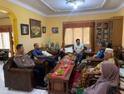 Jalin Silaturahmi, Kapolres Pelalawan Kunjungi Sultan Pelalawan ke X