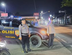 Polsek Ciampea Gelar Patroli Malam Hari Antisipasi Kriminalitas Ciptakan Kondisi Aman Kondusif