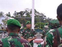 Pimpin Apel Pagi, Dandim 1710/Mimika Tekankan Kembali Kepada Prajurit dan PNS Jauhi Segala Bentuk Perjudian
