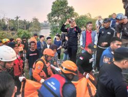 Polsek Cibinong Beserta Instansi Membuahkan Hasil Berkat Sinergitas Terkait Menemukan Jasad Yang Tenggelam  di Setu Citatah Cibinong