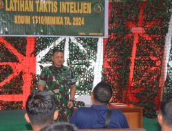 Tingkatkan Kemampuan Intelijen, Kodim 1710/Mimika Gelar Lattis Intel Tahun 2024