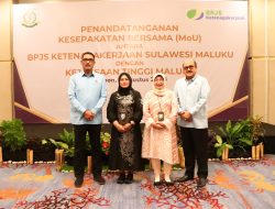 Kejati Maluku Perpanjang MoU Dengan BPJS Ketenagakerjaan