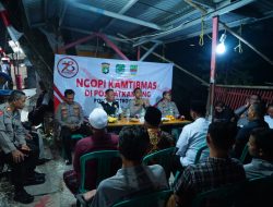Ngopi Kamtibmas Kapolres: Kerjasama Antara Aparat Kepolisian Dan Masyarakat Sangat Penting