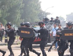 Kabag OPS Polres Bogor Pimpin Langsung Latihan Sispamkota Dalam Cipta Kondisi Kontijensi Penanganan Pilkada Mantap Praja 2024