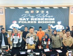 Polres Bogor, Kurang Dari 24 Jam Tangkap Pelaku KDRT di Hotel Kemang Jakarta Selatan