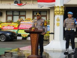 Apa Saja Kebijakan dan Arahan Dr. Samian Selaku Kapolres Sukabumi Dalam Apel Perdananya