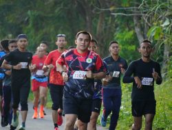Semangat Meriahkan HUT RI dan Hari Pengayoman, Lapas Pasir Putih Gelar Fun Run