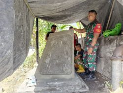 Dandim 1615/Lotim Turun Langsung Cek Prasasti Tugu TMMD Ke-121