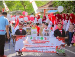 Lomba Karnaval TK Dan PAUD Sekecamatan Kedungdung, TK Bunga Hati Juara 1