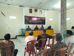 Rapat Minggon Desa Kertajaya Bahas Persiapan Turnamen Sepak Bola U-12