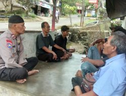 Bhabinkamtibmas Wilayah Hukum Polsek Nanggung Sambang Warga Desa Sukaluyu Kec. Nanggung Kab. Bogor Sampaikan Himbauan Kamtibmas