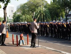 Polri Siapkan 1.676 Personil, Amankan Obyek Vital di Wilayah Jakarta Pusat