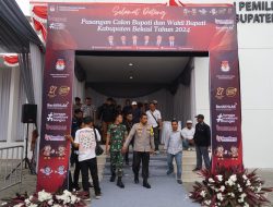 Ikut Serta Amankan Pendaftaran Bacalon Bupati Kabupaten Bekasi, Wakapolres Metro Bekasi: Mari Bersama Jaga Kondusifitas Selama Proses Pilkada