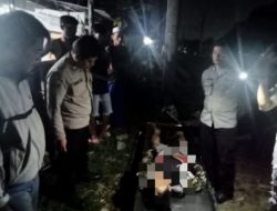 Polsek Sukaraja Olah TKP Bersama Instansi Terkait Adanya Korban Seorang Pria Meninggal Dunia Setelah Terserempet Kereta Api di Sukaraja, Bogor