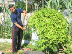 Arahkan Jajaran, Ka.Rutan Pangkalan Brandan Pimpin Jumat Bersih Sambut Hari Pengayoman ke-79