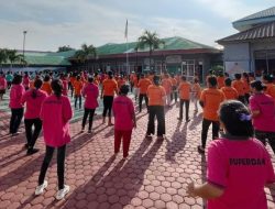 Rutinitas Senam Pagi di Rutan Perempuan Medan Perkuat Semangat Kekeluargaan