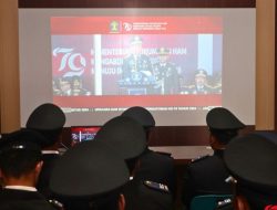 Hari Pengayoman Ke-79, Rutan Pangkalan Brandan Laksanakan Pemotongan Tumpeng