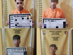 Cabuli ABG 14 Tahun, Polisi Ringkus 4 Pelaku di Tempat Berbeda