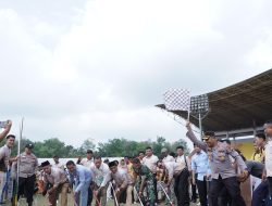 Kapolres Kuansing Hadiri Pembukaan Kejuaraan Kabupaten Olahraga Tradisional Kormi Tahun 2024