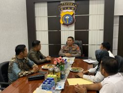 Kapolres Bersama KPUD Kabupaten Pelalawan Gelar Silaturahmi Dalam Rangka Cooling System Jelang Pilkada 2024