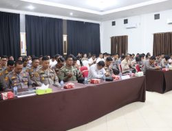 Kapolres Pelalawan Pimpin Rapat Eksternal Operasi Mantap Praja Lancang Kuning 2024 dalam Rangka Pemilihan Bupati dan wakil Bupati Pelalawan
