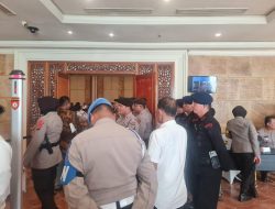 Subsatgas PHH OMP LK-2024 Lakukan Pengamanan Kegiatan Tepuk Tepung Tawar Paslon Gubernur/Wakil