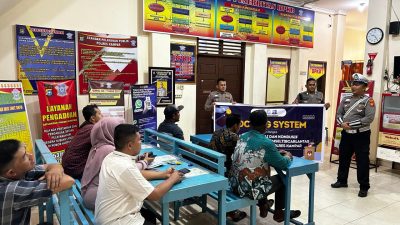 Satlantas Polres Kampar Minta Dukungan Masyarakat Sukseskan Pilkada 2024